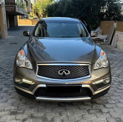 Infiniti QX 50 2018 gray on black (company source-68000 km)