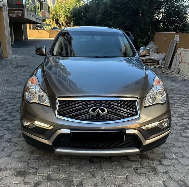 Infiniti QX 50 2018 gray on black (company source-68000 km) 0