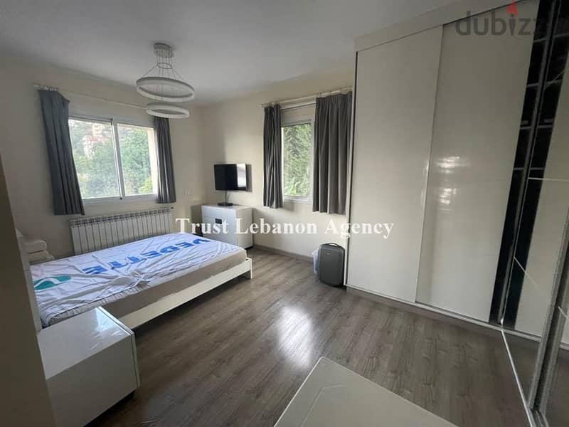 High end finishing Furnished Apartment in Beit Mery 190 Sqm with view 5