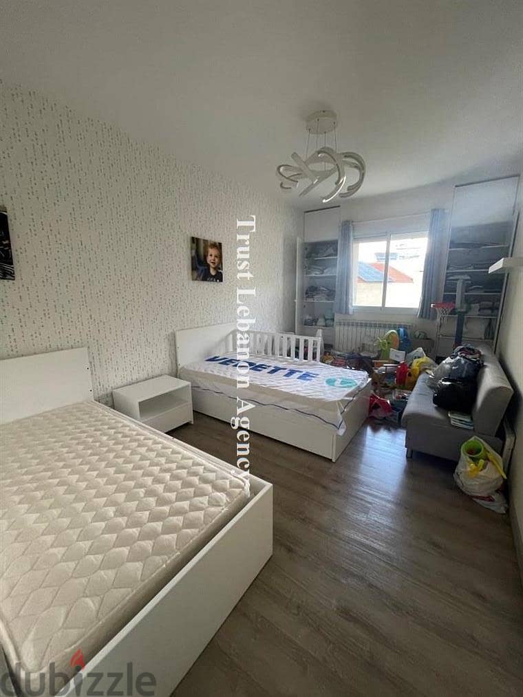 High end finishing Furnished Apartment in Beit Mery 190 Sqm with view 6