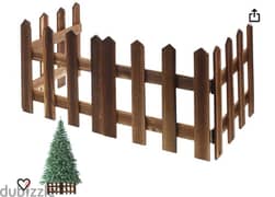 wood fence for garden and plants decoration for sale 0