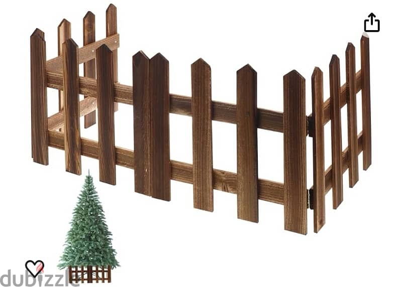 wood fence for garden and plants decoration for sale 0