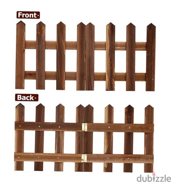 wood fence for garden and plants decoration for sale 2