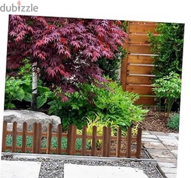 wood fence for garden and plants decoration for sale 5