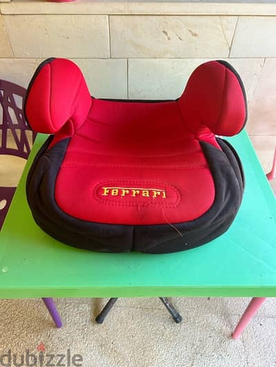 backless car seat