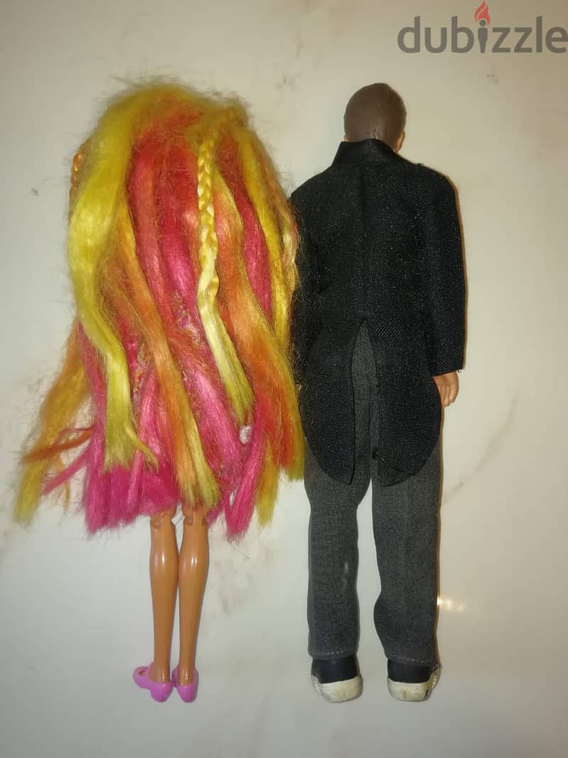 Vintage 90s original Barbie  & Ken 1