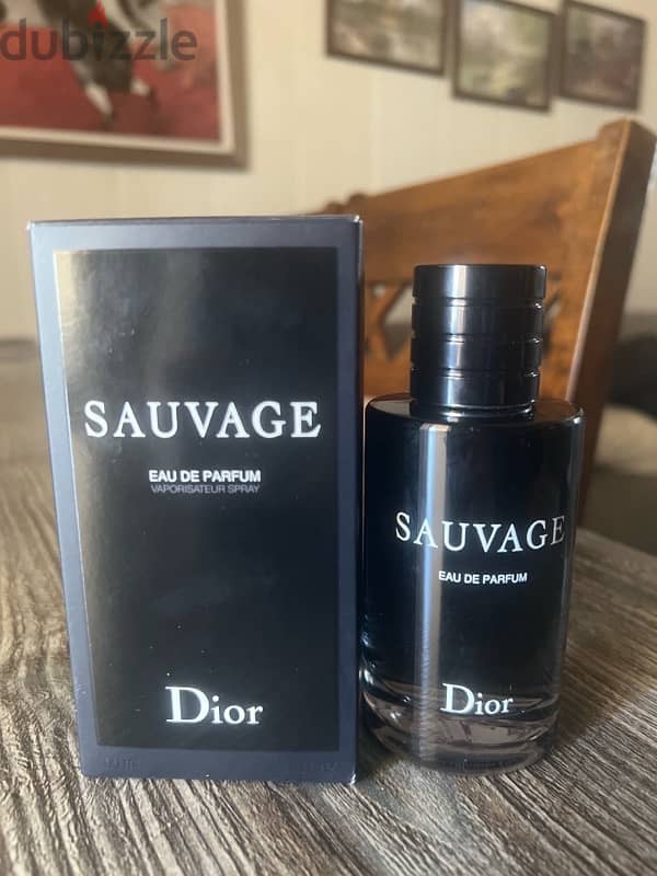 Original 100ml Dior Sauvage Edp 80%full 0