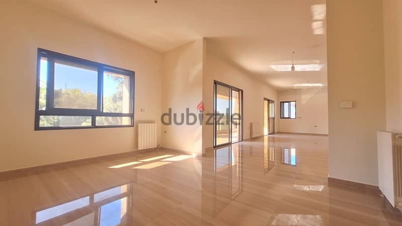 Spacious apartment With big Balcony for rent in Awkar 0