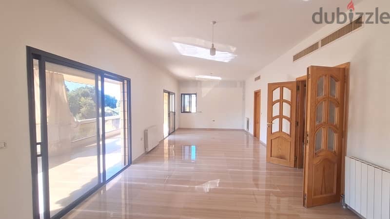 Spacious apartment With big Balcony for rent in Awkar 8