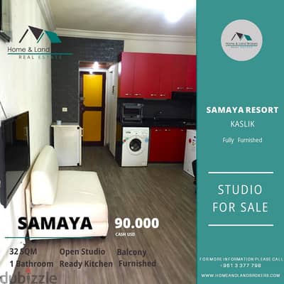 Chalet 32SQM / STUDIO For Sale | Mountain / City View - SAMAYA Kaslik