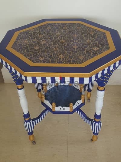 hand painted table