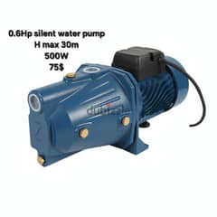 water pump silent 0.6Hp 0