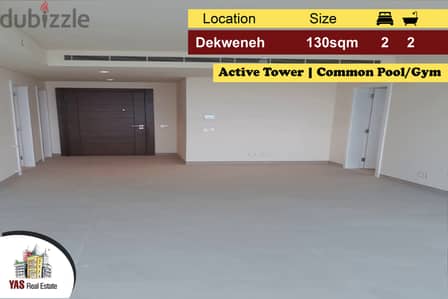 Dekweneh 130m2 | Brand New | Active Tower | Prime Location | PA |