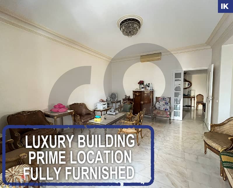 LUXURY BUILDING + PRIME LOCATION -Verdun/فردان REF#IK113835 0