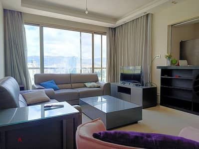 160 SQM Furnished Apartment in Achrafieh with Mountain & City View