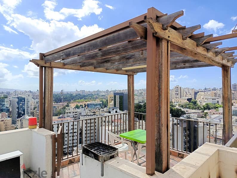 160 SQM Furnished Apartment in Achrafieh with Mountain & City View 6