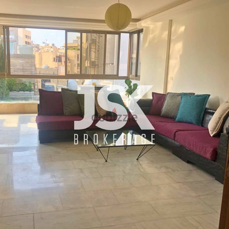 L16247 - Furnished 3-Bedroom Apartment For Rent in Achrafieh 0