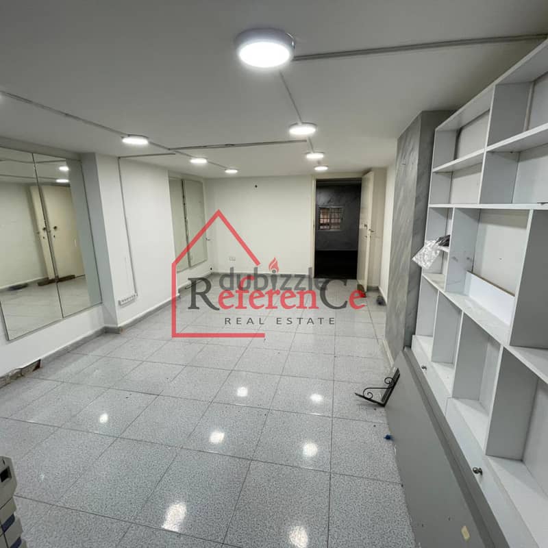 Duplex shop available in jal el dib محل دوبلكس فخم في جل الديب 1