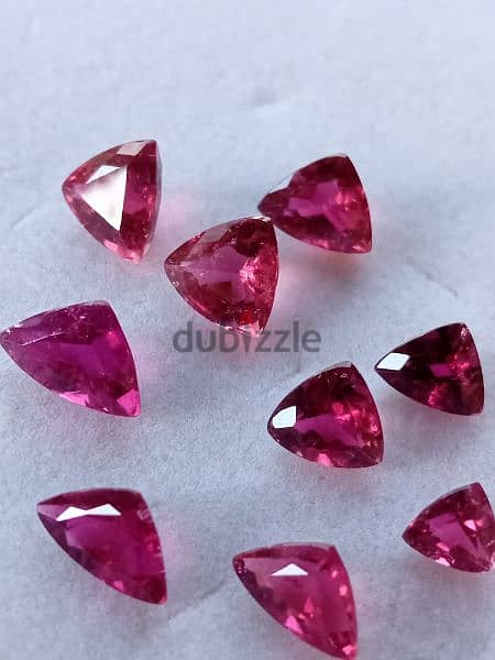 natural tourmaline rubellite 67.75 ct. 27 pieces 1