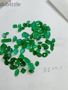 natural emerald, 87.75 ct parcel 0