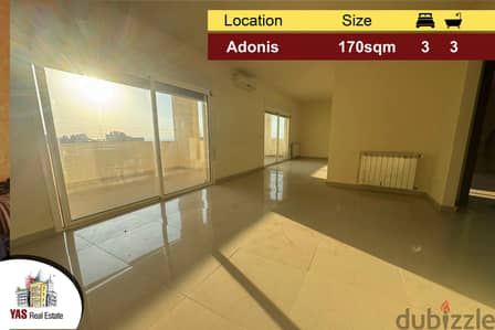 Adonis 170m2 | New | Well Lighted | City View | Luxurious | CHN EL |