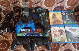 Ps4 fat ( 500gb ) with 4 controller and more in description 0