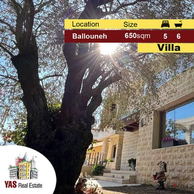 Ballouneh 650m2 Villa | Panoramic View | Ultra Prime | Unique |