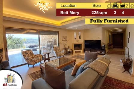 Beit Mery 225m2 | 160m2 Terrace | Fully Furnished | Luxury | AMK |