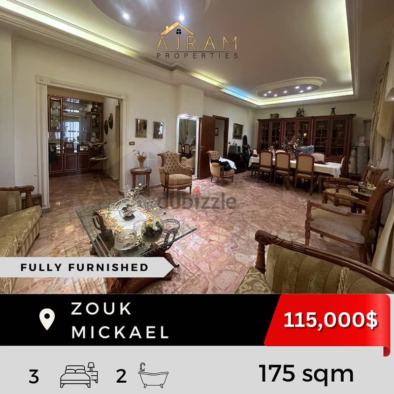 Zouk Mickael Furnished | 175 sqm 0