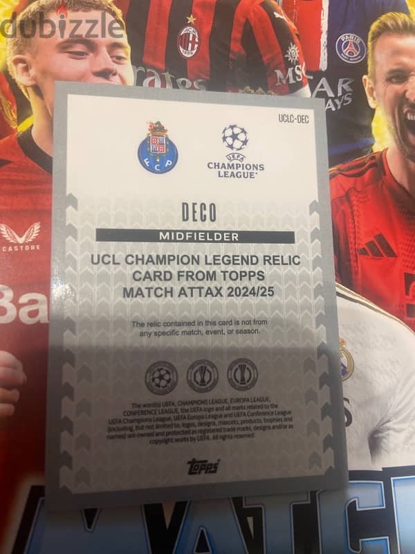 deco ucl champion legend card relic 1