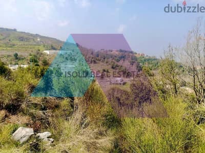 1150 m2 land+panoramic view for sale in Jouret el Termos-أرض في كسروان