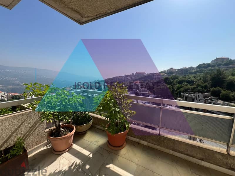 A 220 m2 apartment having an open mountain view for sale in Ajaltoun 0