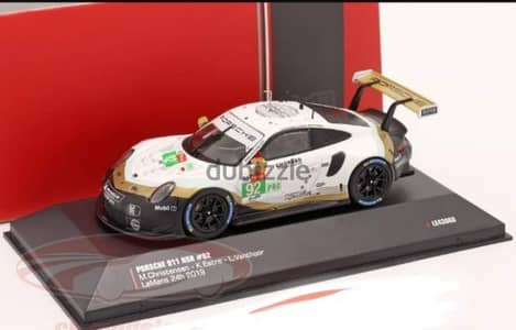 Porsche 911 RSR (Le Mans 24h 2019) diecast car model 1;43