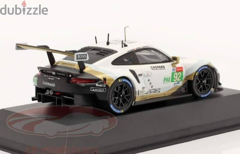 Porsche 911 RSR (Le Mans 24h 2019) diecast car model 1;43 3