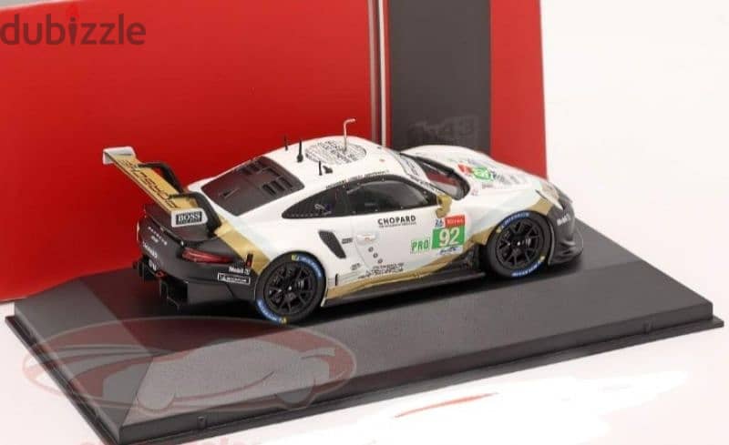 Porsche 911 RSR (Le Mans 24h 2019) diecast car model 1;43 4