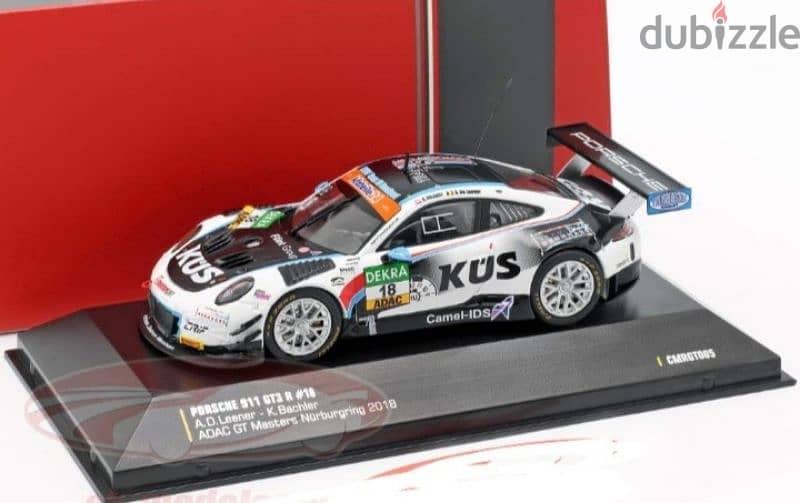 Porsche GT3 R (Nurburgring 2018) diecast car model 1;43. 0