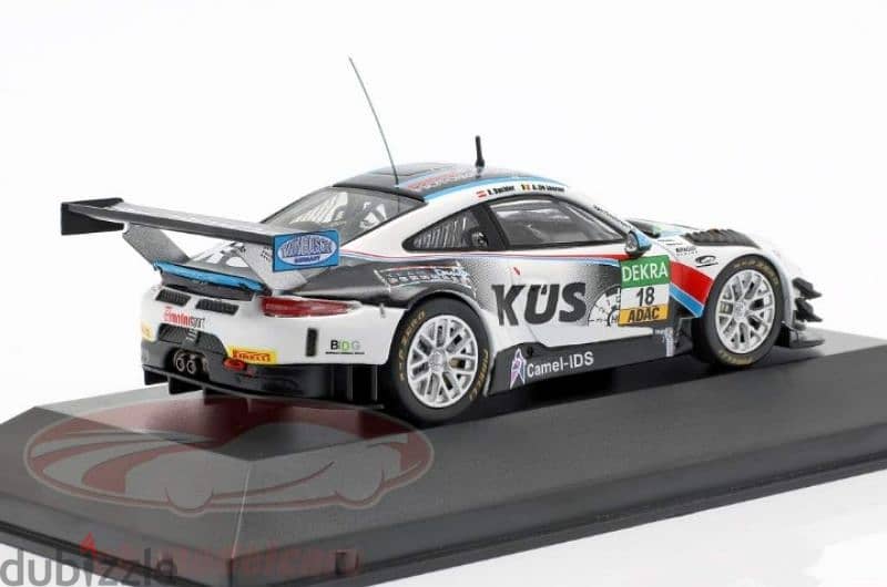 Porsche GT3 R (Nurburgring 2018) diecast car model 1;43. 3