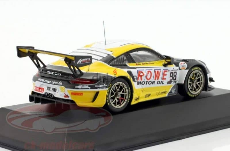 Porsche GT3 R (24h Spa 2019) diecast car model 1;43. 3