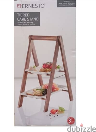 ernesto tiered cake stand