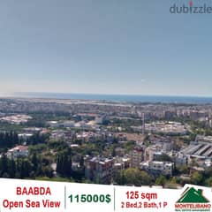 Open sea view apartment for sale in Hadath Baabda 0