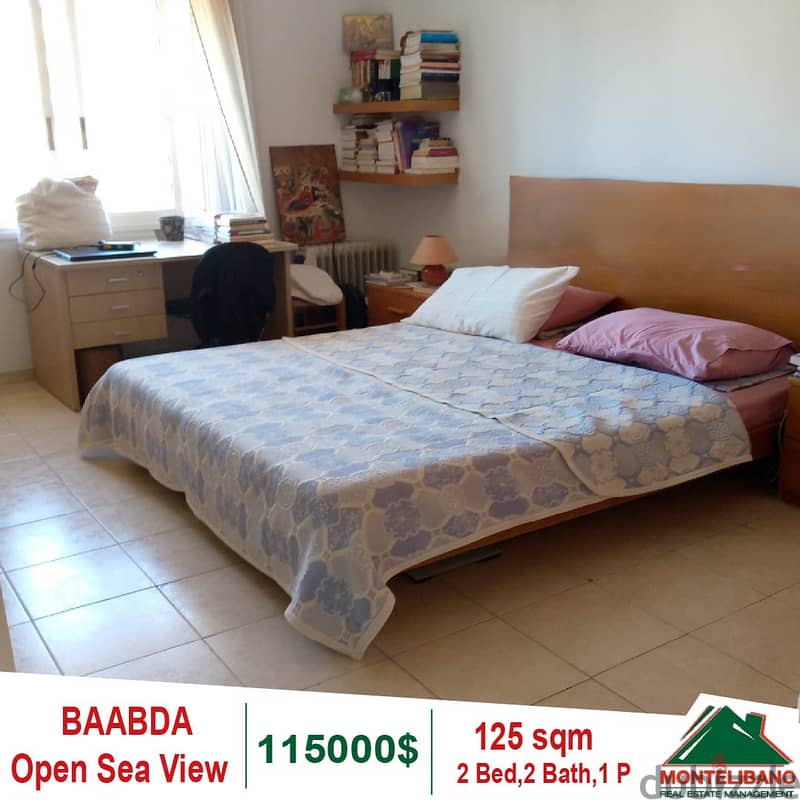 Open sea view apartment for sale in Hadath Baabda 3