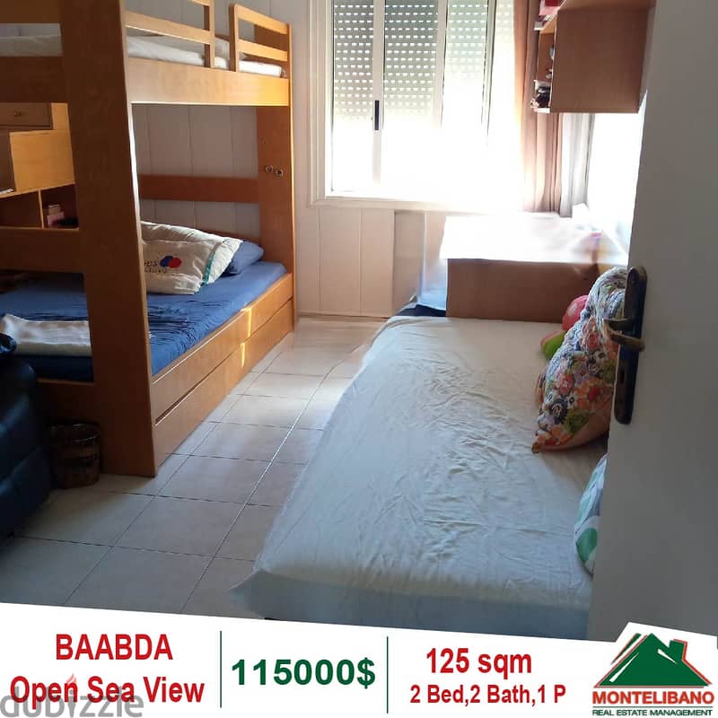 Open sea view apartment for sale in Hadath Baabda 4