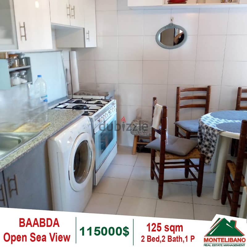 Open sea view apartment for sale in Hadath Baabda 5