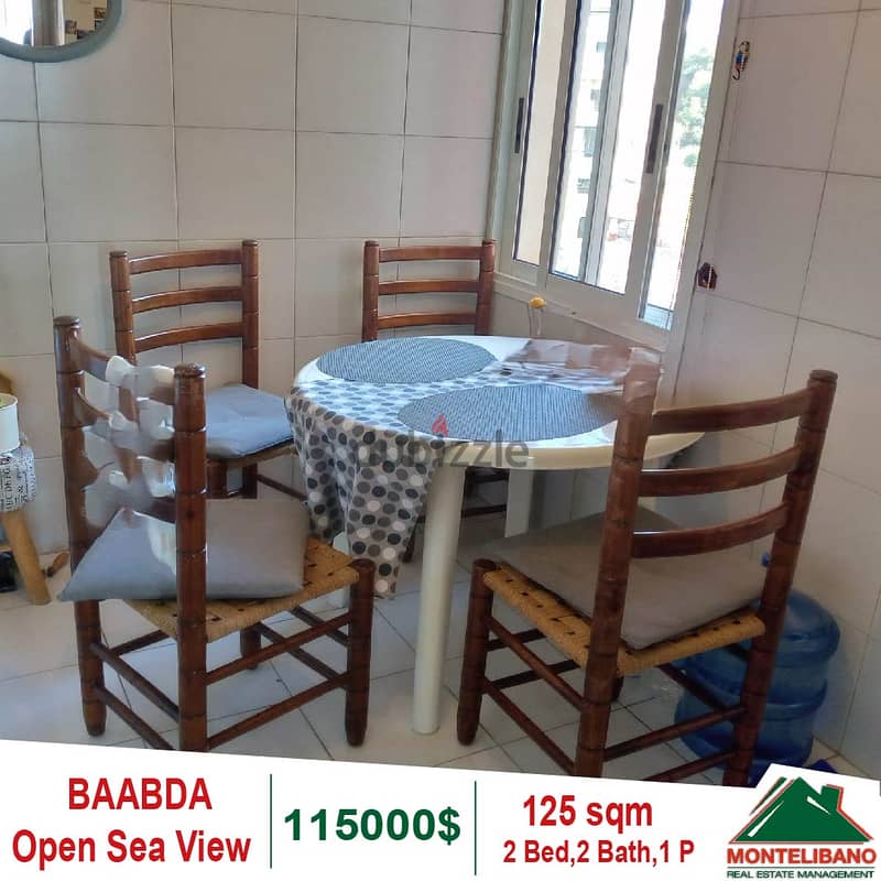 Open sea view apartment for sale in Hadath Baabda 6