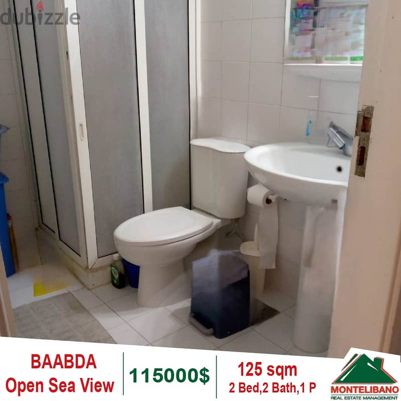 Open sea view apartment for sale in Hadath Baabda 7