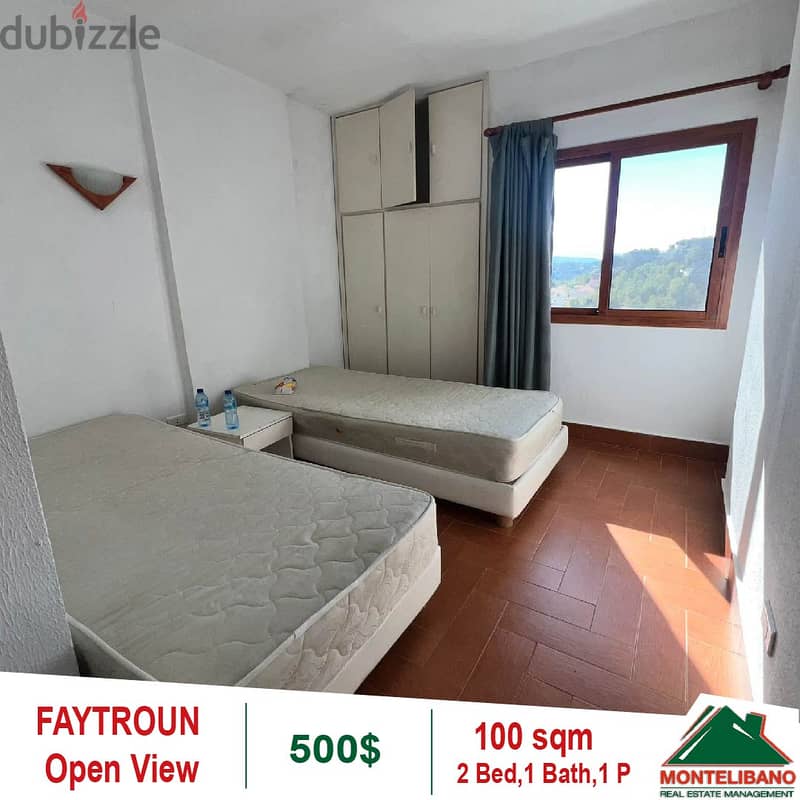 Open View&Fully Furnished Apartment for rent in Feytroun 4