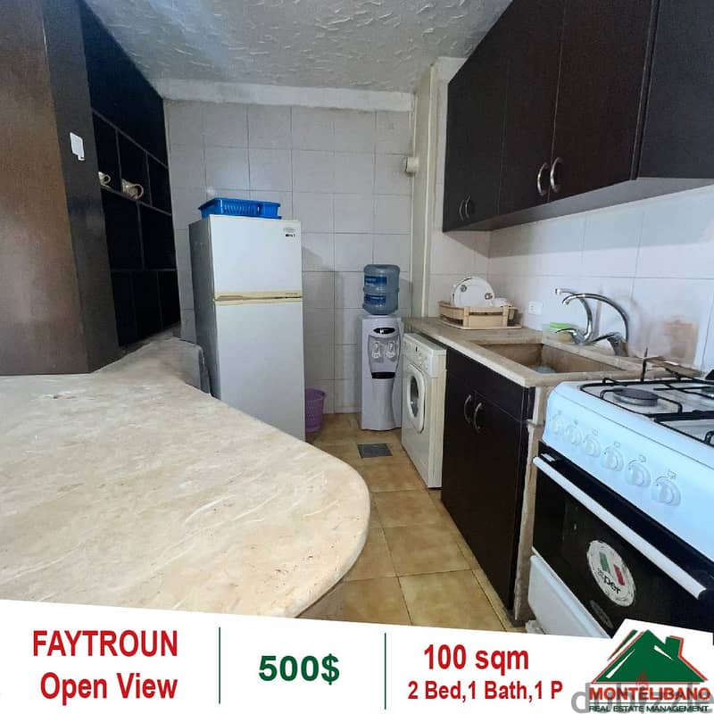 Open View&Fully Furnished Apartment for rent in Feytroun 5