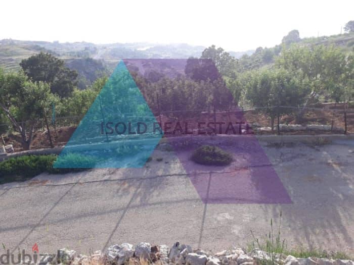 A 1010 m2 land having an open mountain view for sale in Zaarour 1