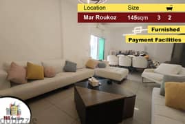 Mar Roukoz 145m2 | Furnished | Payment Facilities | Luxury | AA/AC | 0