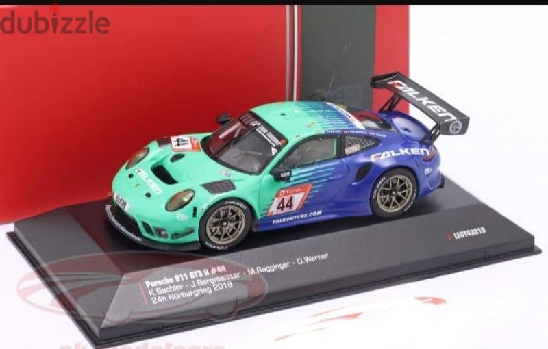 Porsche GT3 R (24h Nurburgring 2019) diecast car model 1;43 0